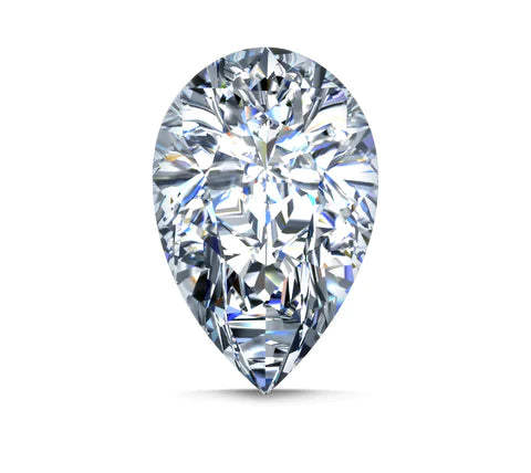 Pear 3.50 Lab Grown Diamond, Color D , Clarity VVS1
