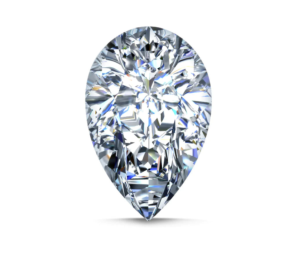 PEAR 2.50 Lab Grown Diamond, Color D, Clarity VVS1