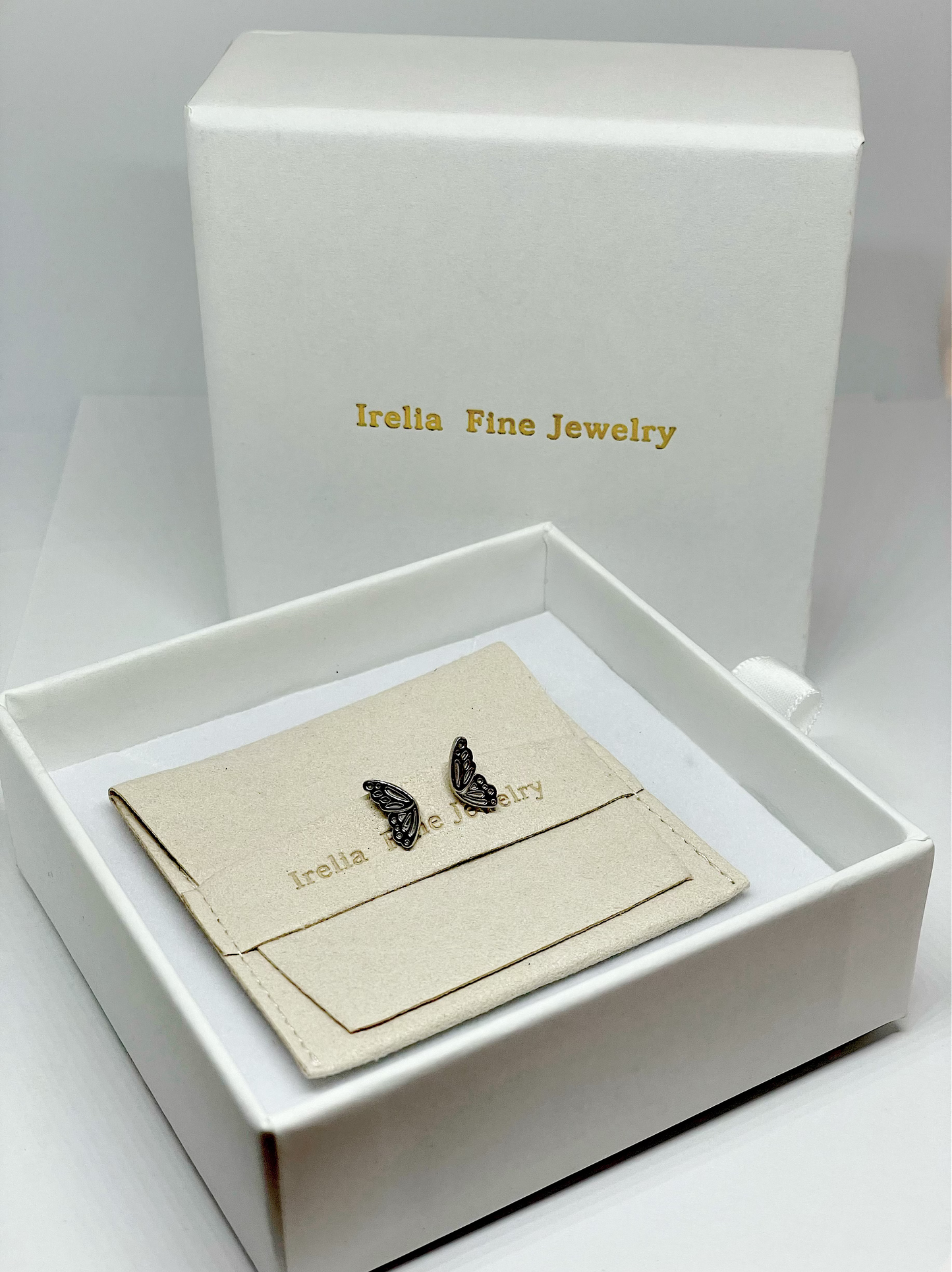 butterfly earring studs