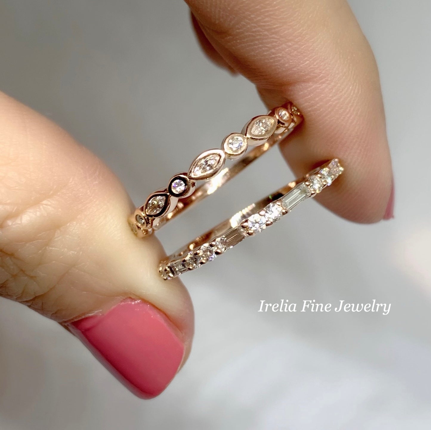 14K Gold 1/4 CTW Diamond Wedding or Stackable Ring