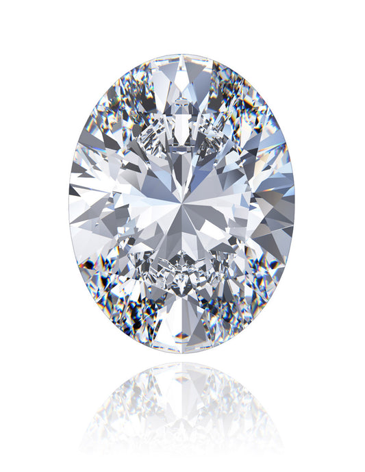 OVAL 1.85 Carat Lab Grown Diamond, Color D , Clarity VVS2, IDEAL LG341126000