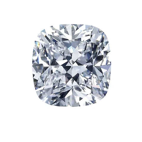 2 Lab Cushion Cut Diamond, Color D, Clarity VVS1