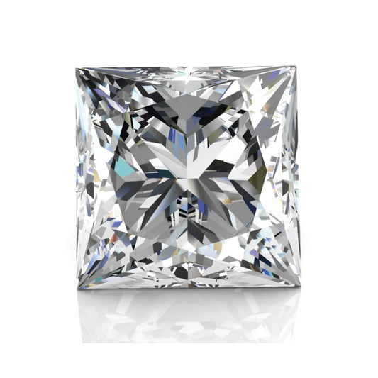 2.03 Lab Grown Princess Cut Diamond, IDEAL Color D , Clarity VVS1