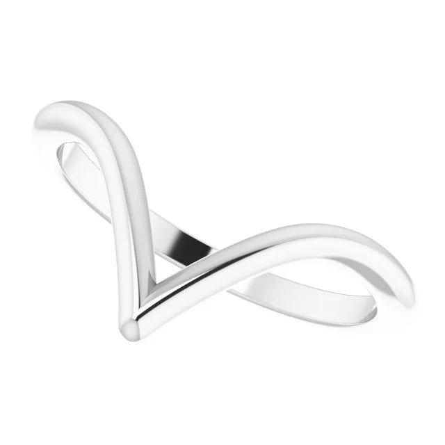 14K Gold V Shape