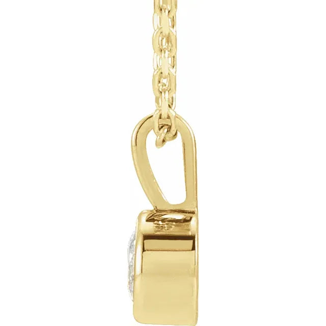 Diamond Bezel Pendant