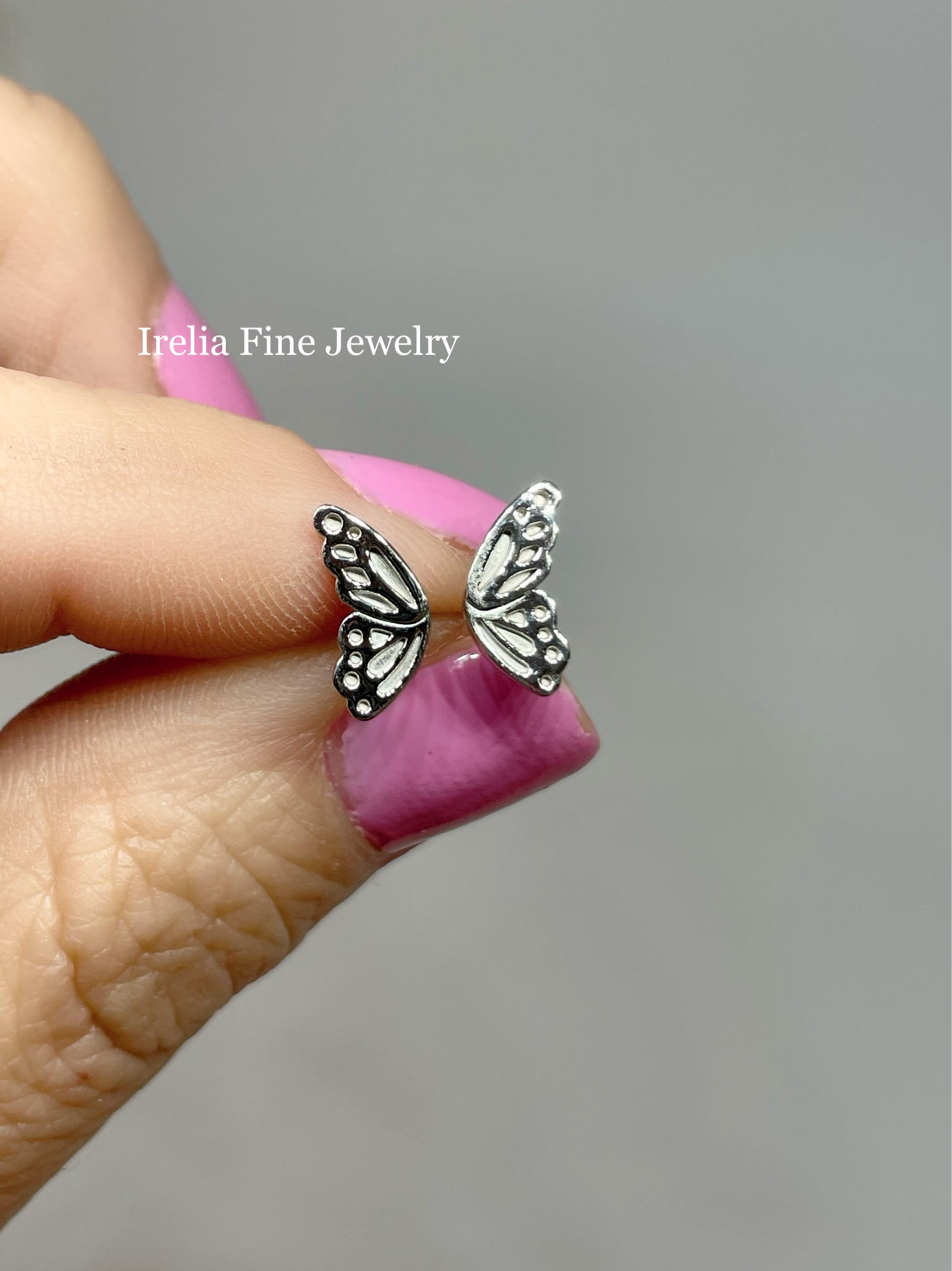 butterfly earring studs