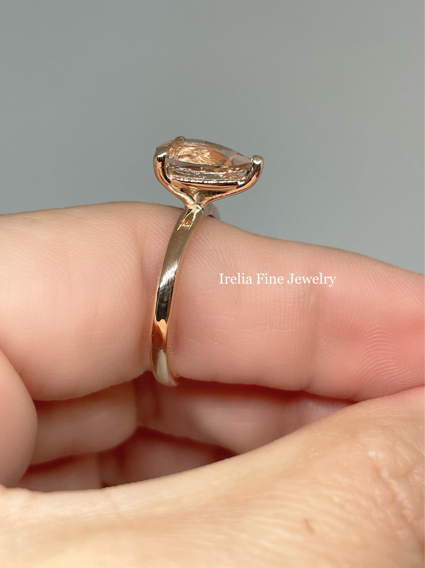 Rose Gold 2 Carat Morganite 