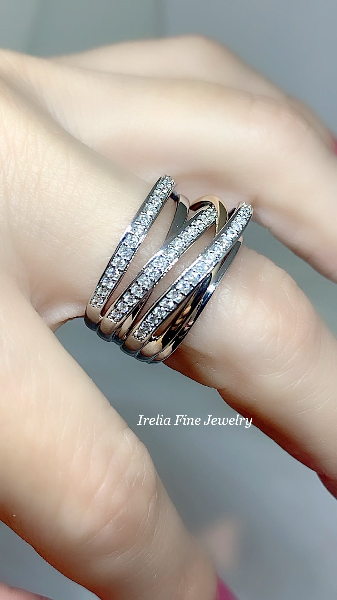 14K White/Yellow 1/2 CTW Natural Diamond Ring, Size 7